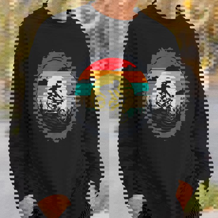 マウンテンバイク サイクリング レトロ ヴィンテージ Mtb 自転車ライダー スウェットシャツ 彼への贈り物