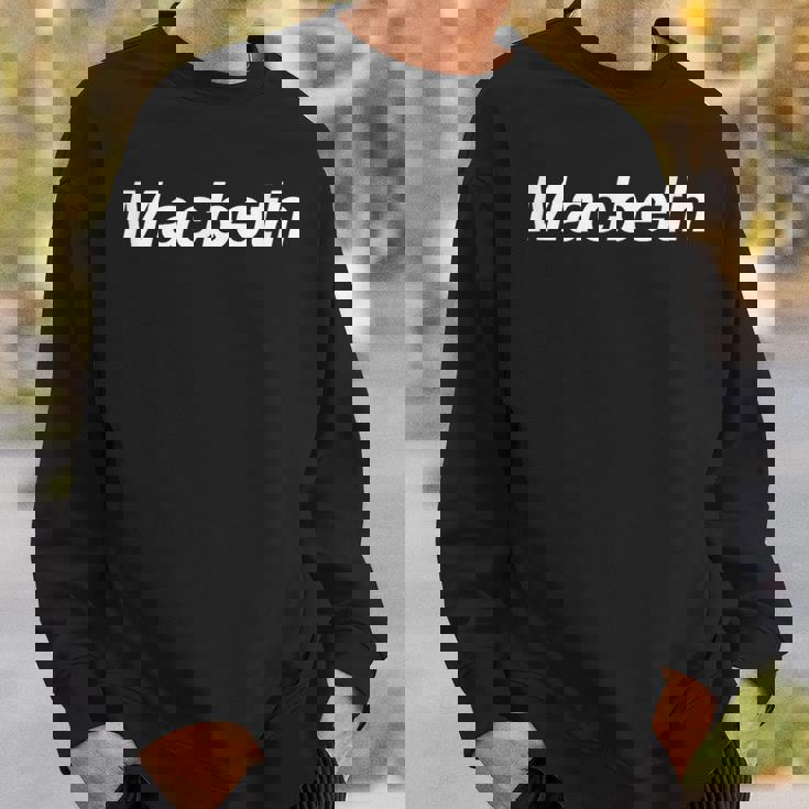 マクベス スウェットシャツ 彼への贈り物