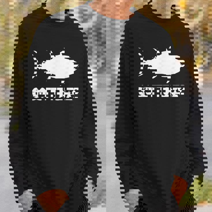 マグロの魚好きのギフト マグロを手に入れた 面白い釣り スウェットシャツ 彼への贈り物