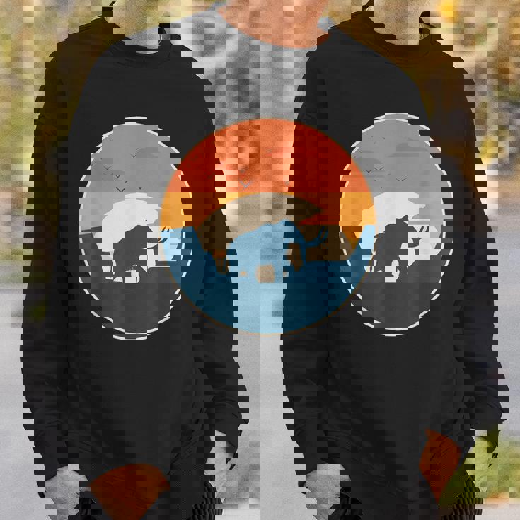 マムート先史時代の象 スウェットシャツ 彼への贈り物