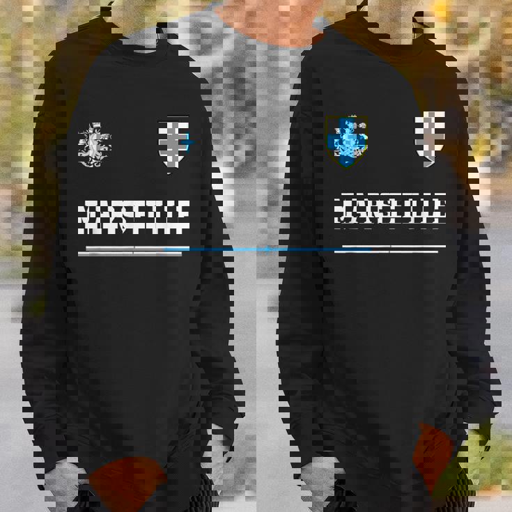 マルセイユ スポーツサッカージャージ フラッグ フットボール スウェットシャツ 彼への贈り物