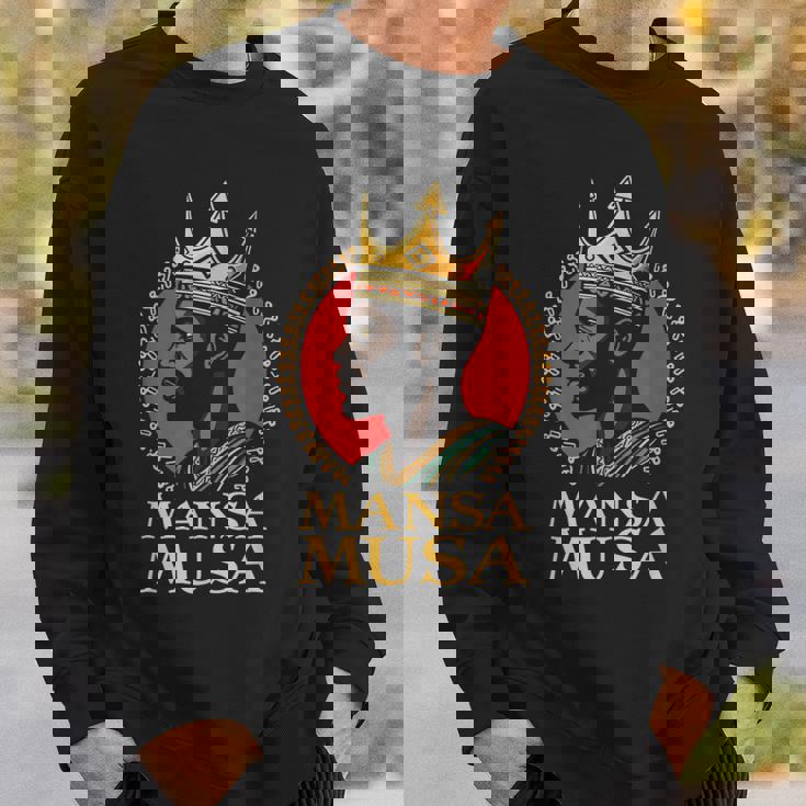 マンサ・ムーサ アフリカの王 歴史上最も裕福な男 マリ帝国 スウェットシャツ 彼への贈り物