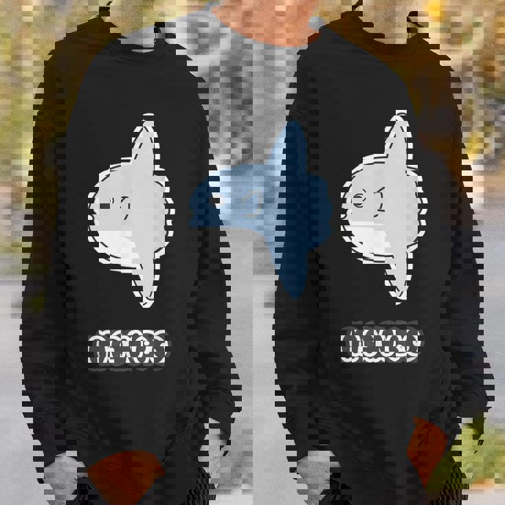 マンボウ Manbo【どうぶつフレンズ】魚 ゆるくて かわいい キャラクター イラスト スウェットシャツ 彼への贈り物