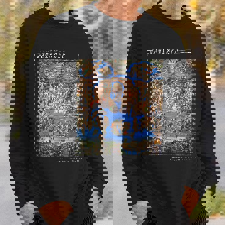 ミケランジェロ 絵画 最後の審判 美術愛好家のために スウェットシャツ 彼への贈り物