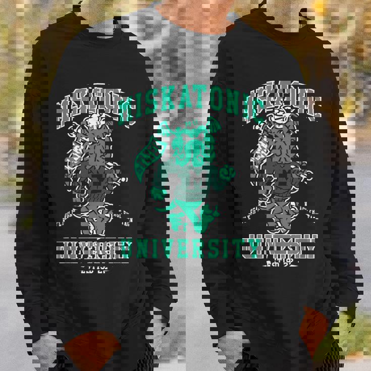 ミスカトニック大学 クトゥルフ 不気味なかわいいモンスター スウェットシャツ 彼への贈り物