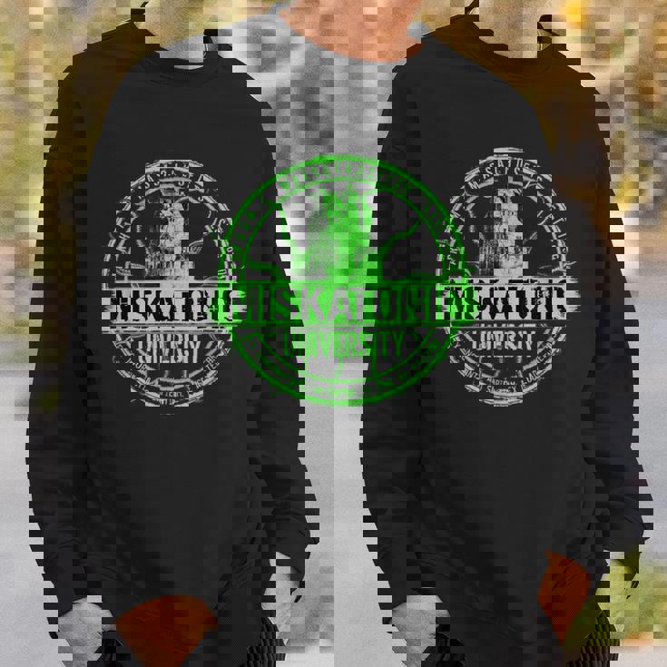 ミスカトニック大学ロゴ ホラー文学 スウェットシャツ 彼への贈り物