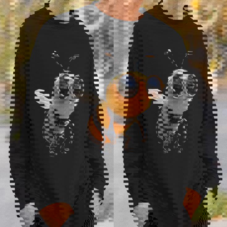 ミツバチのモチーフ養蜂家養蜂家ミツバチお父さん甘い蜂 スウェットシャツ 彼への贈り物