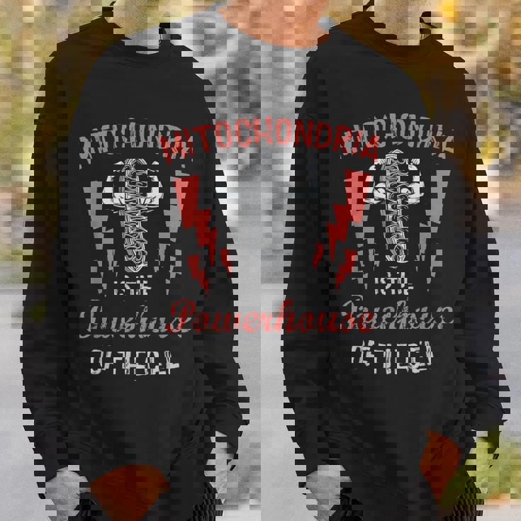 ミトコンドリアは細胞面白い生物学の原動力です スウェットシャツ 彼への贈り物