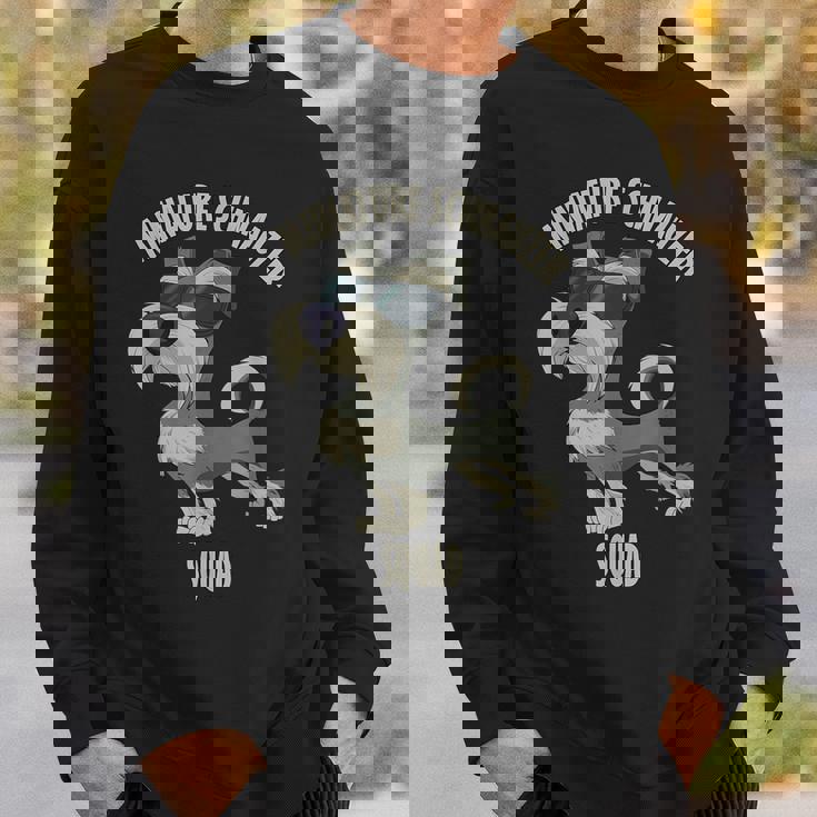 ミニチュアシュナウザー隊 I Dog Lover I ミニチュアシュナウザー スウェットシャツ 彼への贈り物