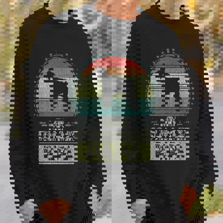 ミニチュア・シュナウザー、ミニチュア・シュナウジー・パパ スウェットシャツ 彼への贈り物