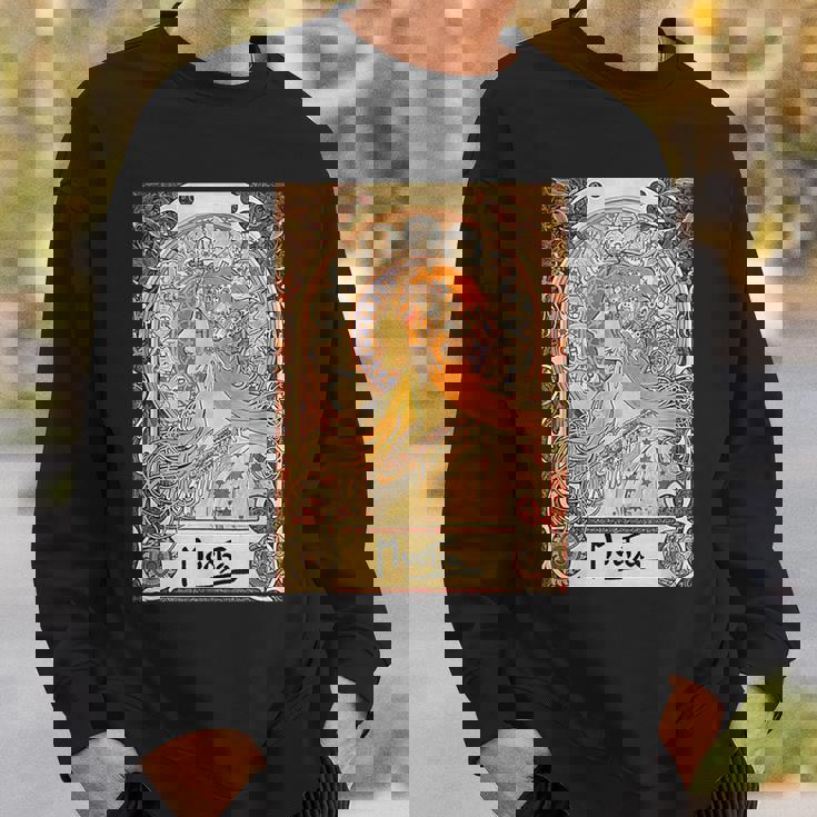 ミュシャ ゾディアック アールヌーボー アルフォンス。 スウェットシャツ 彼への贈り物