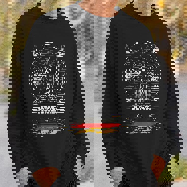 ミュンヘンお土産 ミュンヘン ドイツ国旗 スウェットシャツ 彼への贈り物