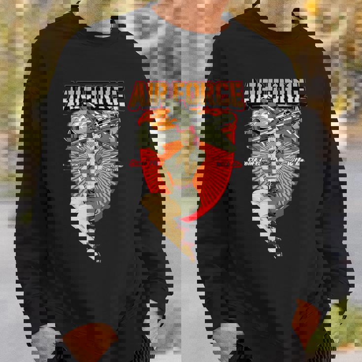 ミリタリーピンナップガール。 スウェットシャツ 彼への贈り物