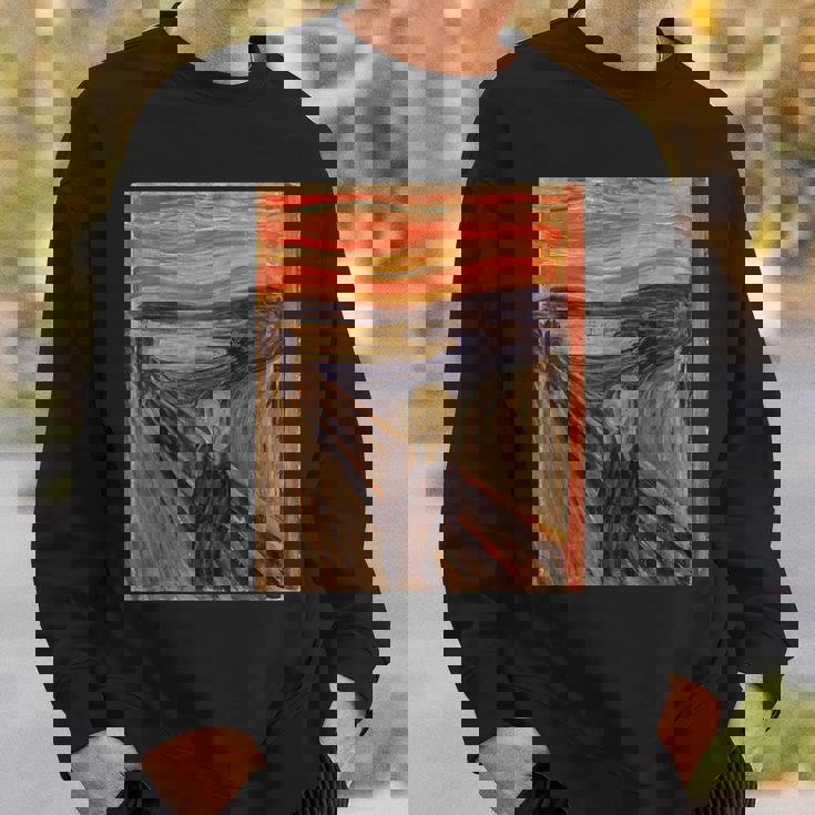 ムンクの叫び【世界の名画】エドヴァルド・ムンク Edvard Munch 美術館アート スウェットシャツ 彼への贈り物