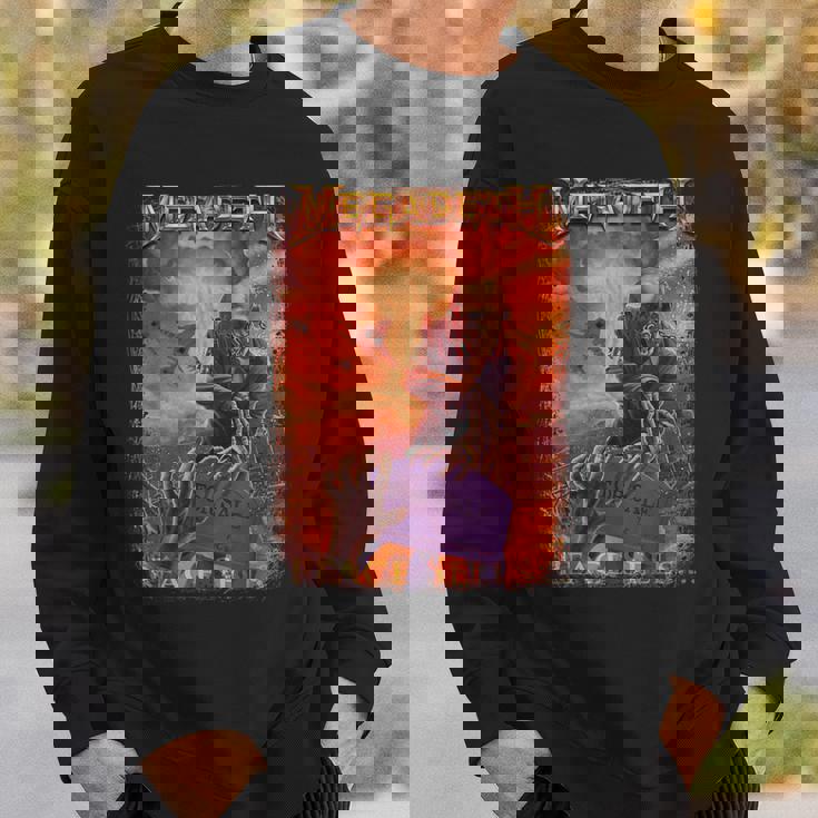 メガデス スケルトン不動産業者 スウェットシャツ 彼への贈り物