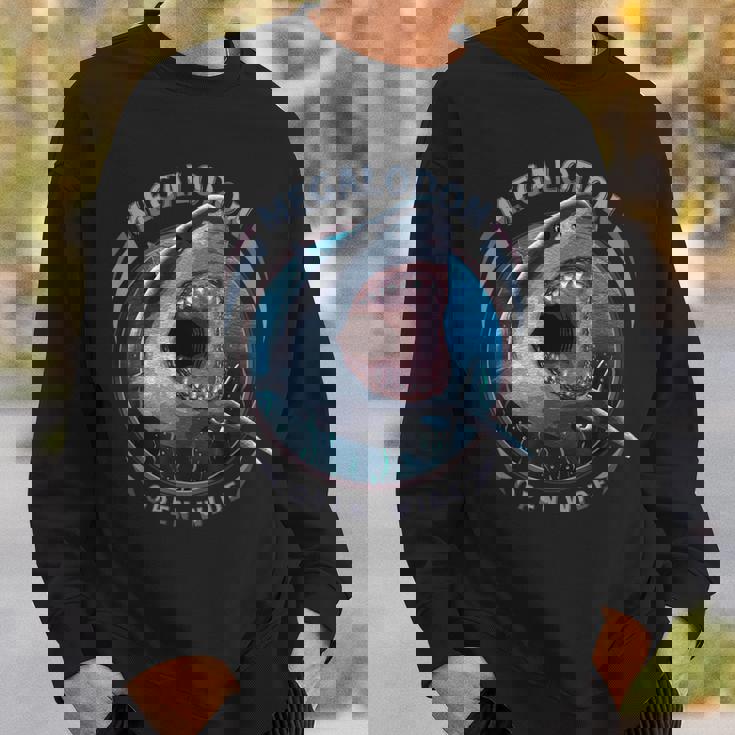 メガロドンジャイアントシャーク スウェットシャツ 彼への贈り物