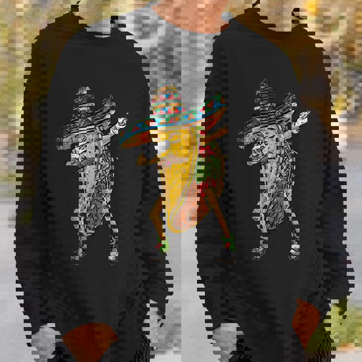 メキシコのタコスをダビングする Cinco De Mayoビンテージ スウェットシャツ 彼への贈り物