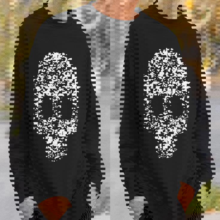 メキシコ人のための死者の日デザインのシュガースカルカラベラ スウェットシャツ 彼への贈り物