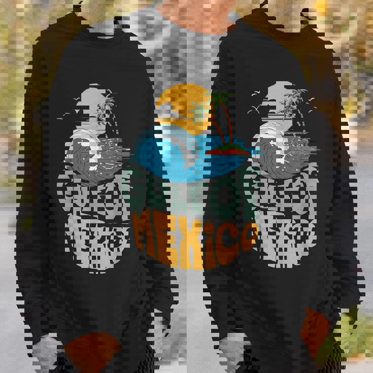 メキシコ湾 1550 レトロ ビーチ ゴルフォ・デ・メキシコ メンズ レディース スウェットシャツ 彼への贈り物