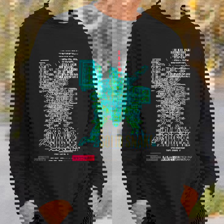 メタルギアボックス アートジャパン レトロ ゲーマー クラシック 8ビット ステルス スウェットシャツ 彼への贈り物