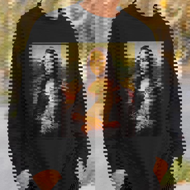 モナリザ 猫 スウェットシャツ 彼への贈り物