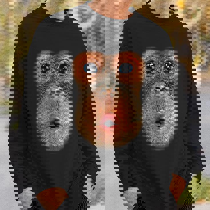 モンキーフェイスブレスファニーメンズレディースハロウィンコスチューム スウェットシャツ 彼への贈り物