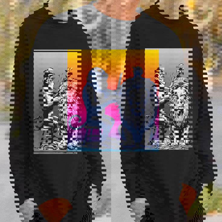 モンキー美容師 スウェットシャツ 彼への贈り物