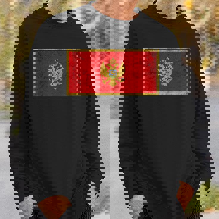 モンテネグロ国旗グラフィック メンズ レディース キッズ スウェットシャツ 彼への贈り物