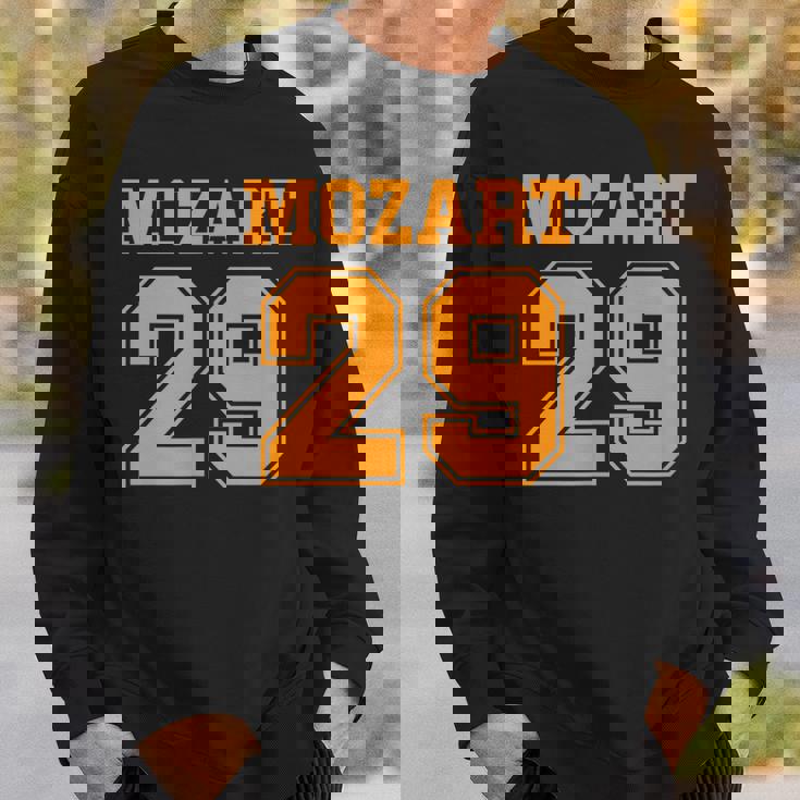 モーツァルト29交響曲面白いスポーツ Mozart 29 スウェットシャツ 彼への贈り物