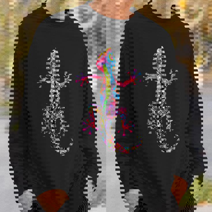 ヤモリ モチーフ トカゲ 爬虫類 ヤモリ トカゲ イグアナ ヤモリ スウェットシャツ 彼への贈り物