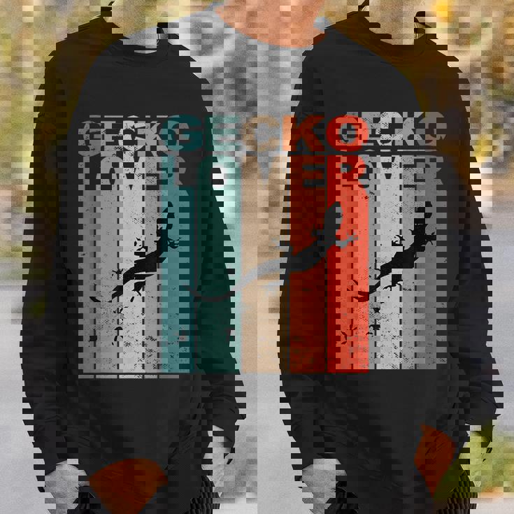 ヤモリの恋人 トカゲ 爬虫類 サラマンダー ペット スウェットシャツ 彼への贈り物