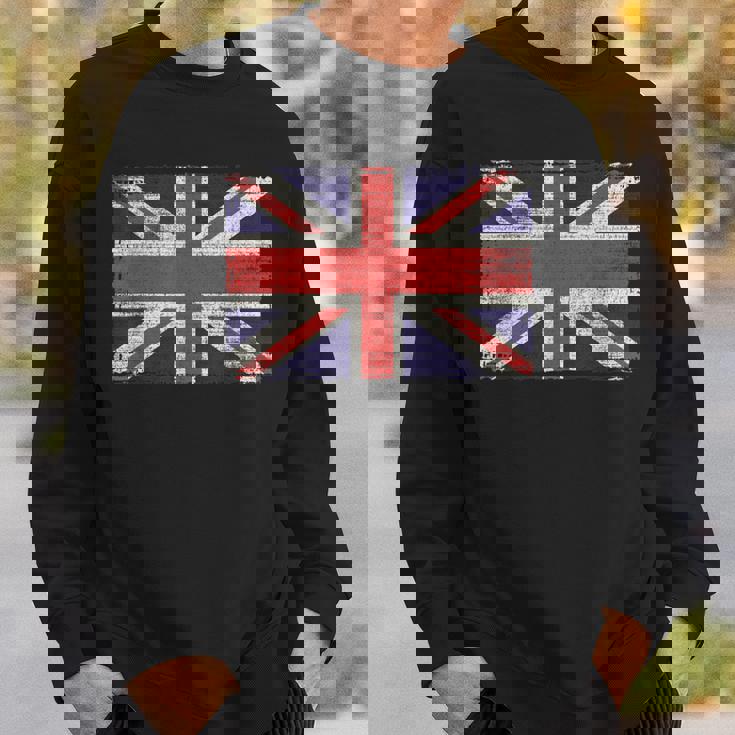 ユニオンジャック ヴィンテージ 英国国旗 ブリティッシュレトロフラッグ スウェットシャツ 彼への贈り物