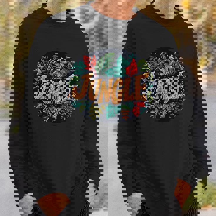 ユニークなスタイルの素晴らしいジャングルグラフィック。 スウェットシャツ 彼への贈り物