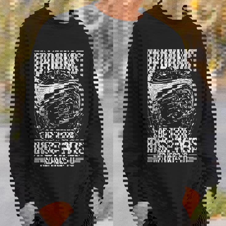 ユーフォニアム奏者 ユーフォニアム奏者 スウェットシャツ 彼への贈り物