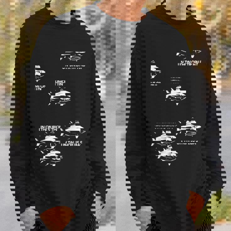 ユーモア マグロの魚の引用 漁師ファン向け スウェットシャツ 彼への贈り物