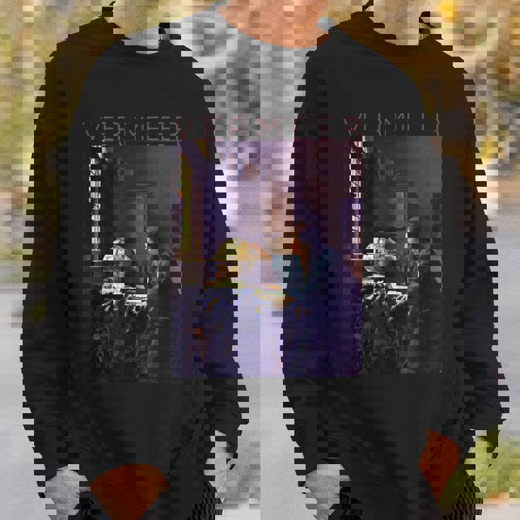 ヨハネス フェルメール アーティストのためのアート 天文学者 スウェットシャツ 彼への贈り物