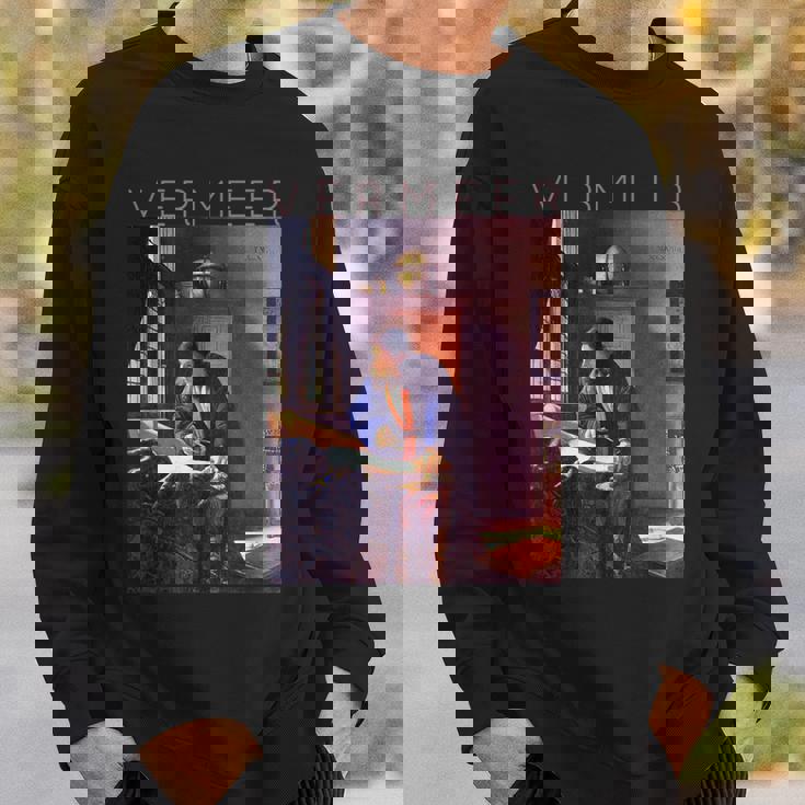 ヨハネス フェルメール 芸術家のための芸術 地理学者 スウェットシャツ 彼への贈り物