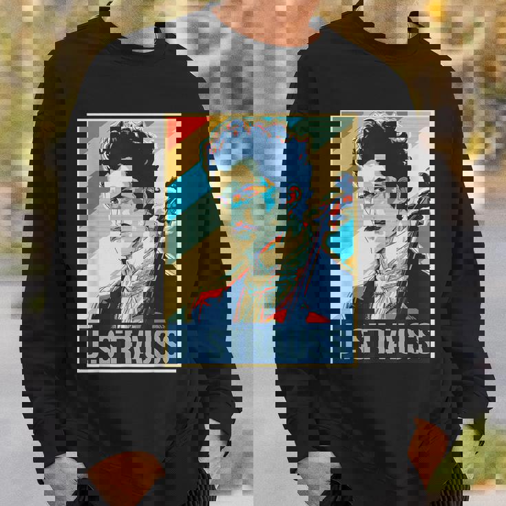 ヨハン・シュトラウス ポスター ミュージシャン 作曲家 スウェットシャツ 彼への贈り物