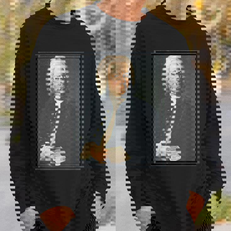 ヨハン・セバスチャン・バッハの絵画の肖像画1748 スウェットシャツ 彼への贈り物