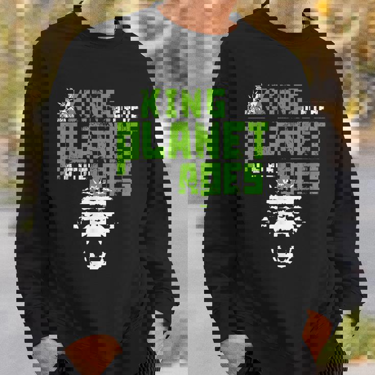 ライオンではなく猿が惑星の動物王国を握る スウェットシャツ 彼への贈り物