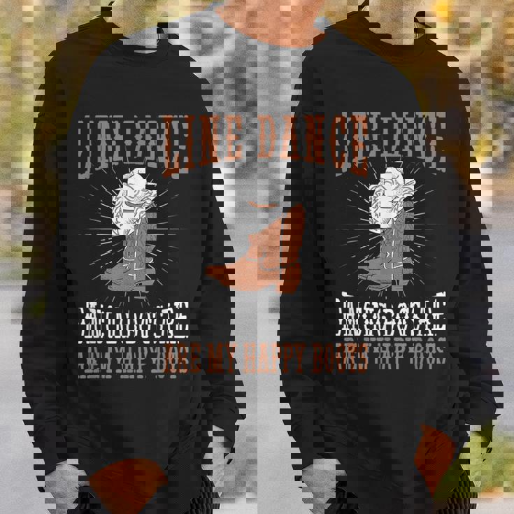 ライン ダンス ブーツ カントリー ダンス グループ ライン ダンス スウェットシャツ 彼への贈り物