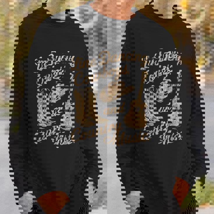 ラインダンス、カウボーイ、カントリーミュージック スウェットシャツ 彼への贈り物