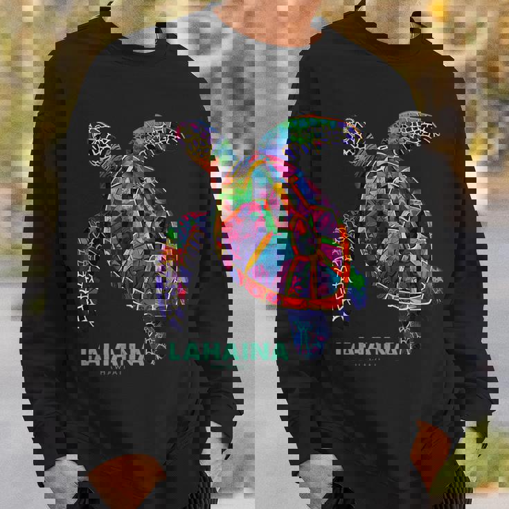 ラハイナ マウイ ハワイ ティー ダイビング バケーション サーフィン ウミガメ スウェットシャツ 彼への贈り物