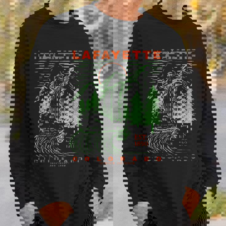 ラファイエット コロラド クール 旅行 お土産 素朴なラファイエット スウェットシャツ 彼への贈り物