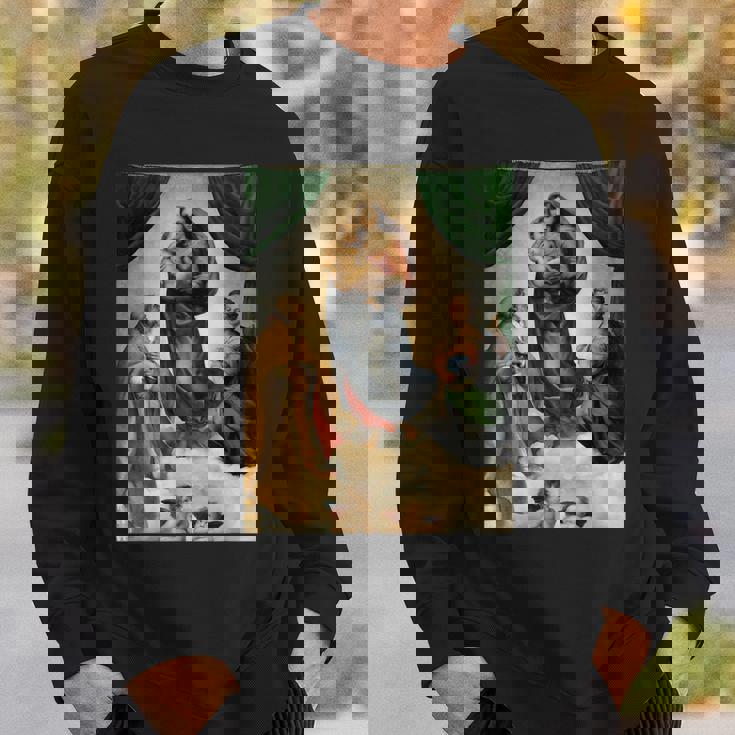 ラファエロのシスティーナ・マドンナ1513 スウェットシャツ 彼への贈り物