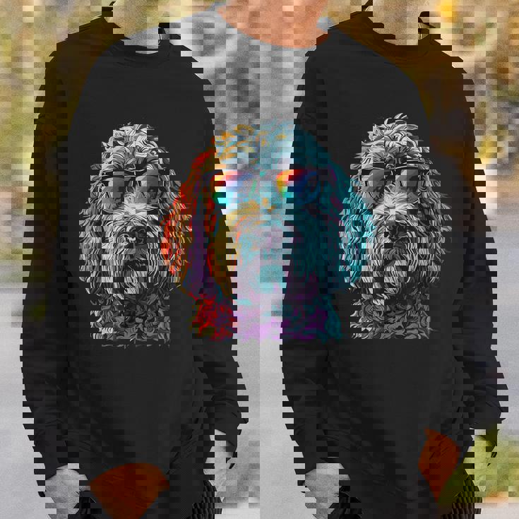 ラブラドゥードル・ドゥードル・ママ 犬 犬のママ 毛皮の友達 スウェットシャツ 彼への贈り物