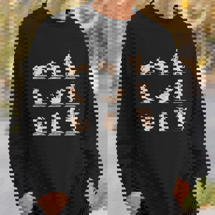 ラブラドール レトリバー ヨガ スウェットシャツ 彼への贈り物