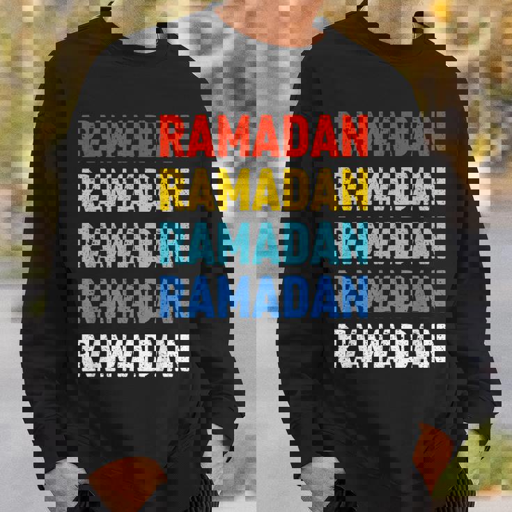 ラマダン断食カフタンアバヤフリーデーラマダンイスラム スウェットシャツ 彼への贈り物