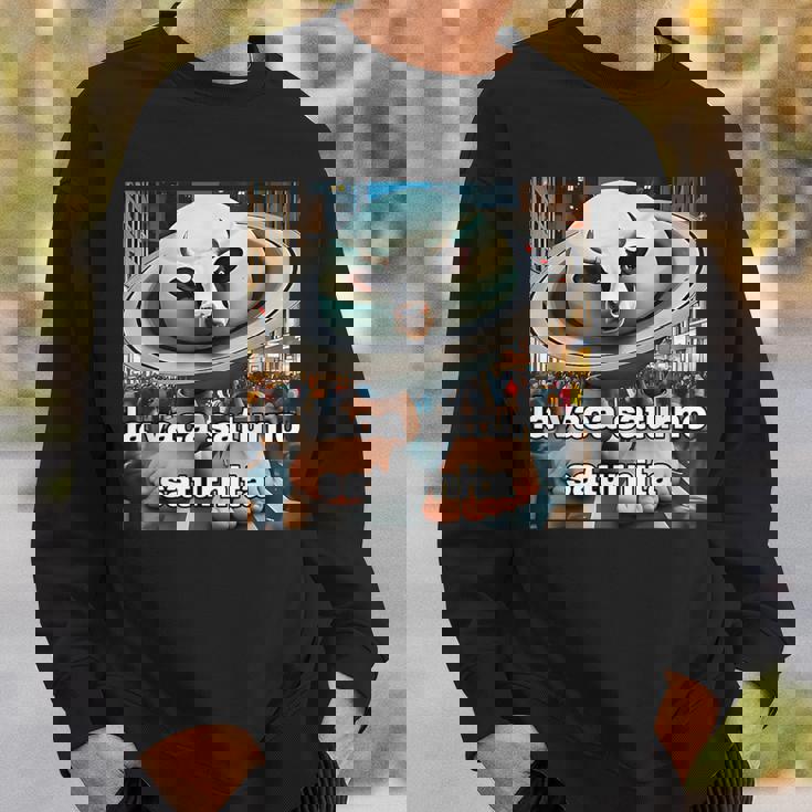 ラヴァカサトゥルノサトゥルニタ-イタリアンブレインロットミーム スウェットシャツ 彼への贈り物