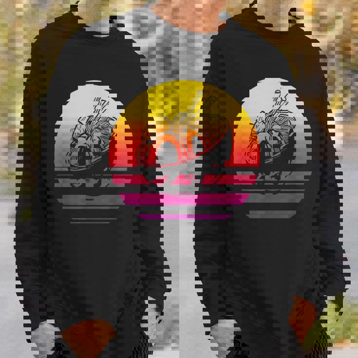 ラーメン レトロスタイル ビンテージ スウェットシャツ 彼への贈り物